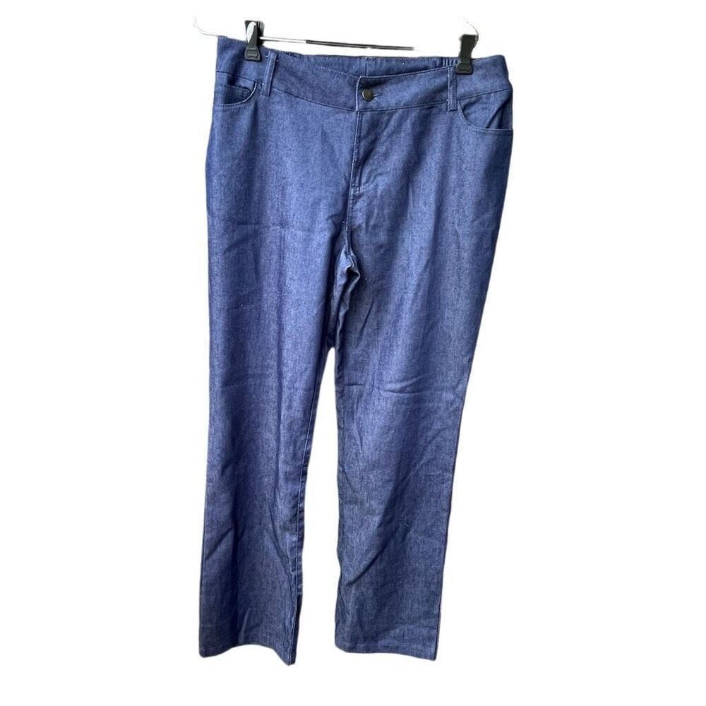 Very Vollbrach flat front size L relaxed fit dark wash jeans size L